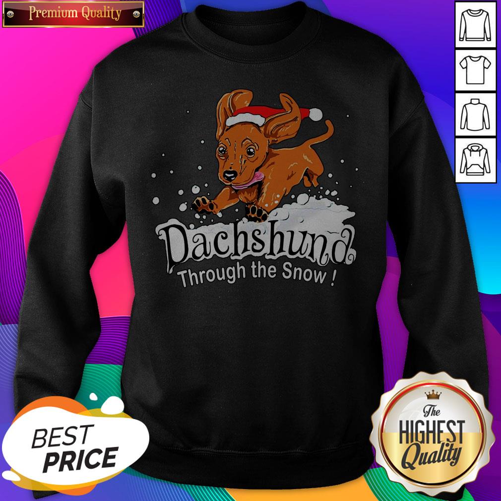 Premium Dachshund Through The Snow Shirts