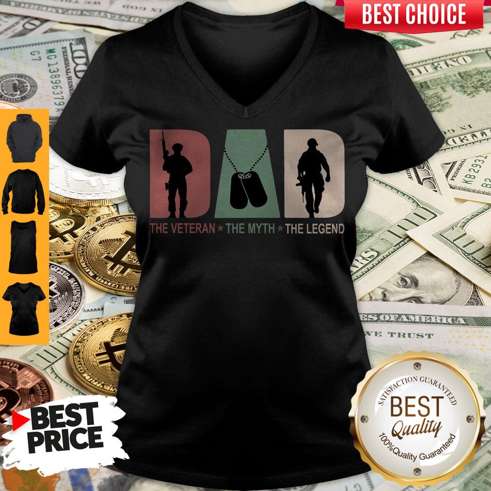 Premium Dad The Veteran The Myth The Legend Shirt