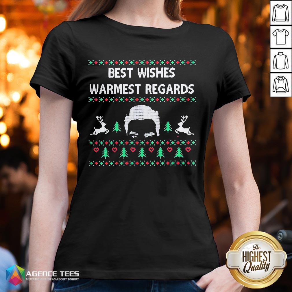 Premium David Rose Best Wishes Warmest Regards Ugly Christmas Shirt