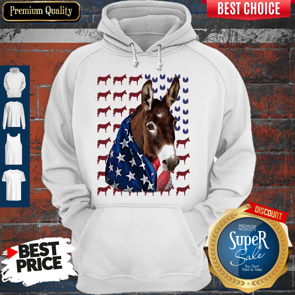 Premium Donkeys Us Independence Day Shirt