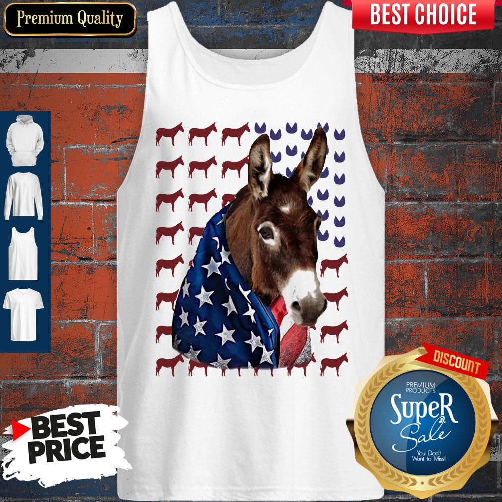 Premium Donkeys Us Independence Day Shirt