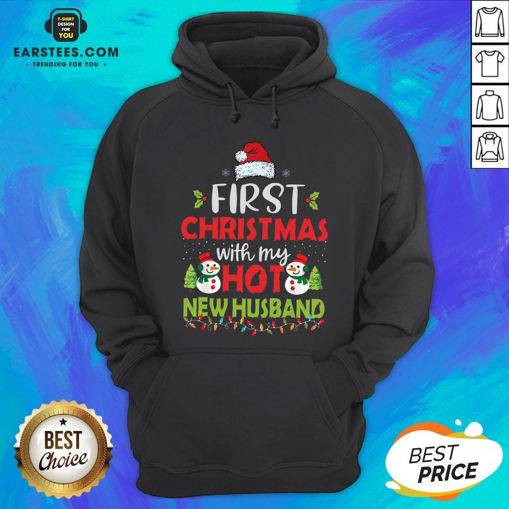 Premium First Christmas With My Hot New Husband Shirt