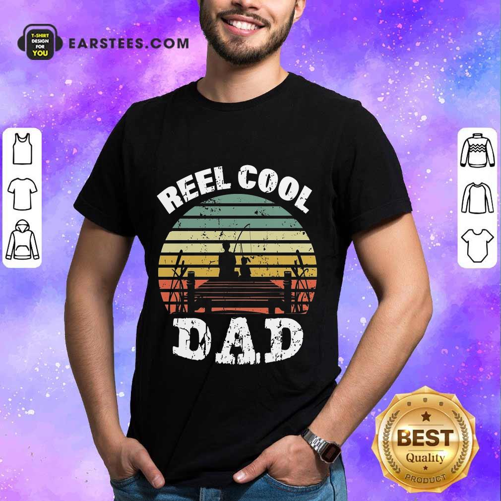 Premium Fishing Reel Cool Dad Vintage Shirt