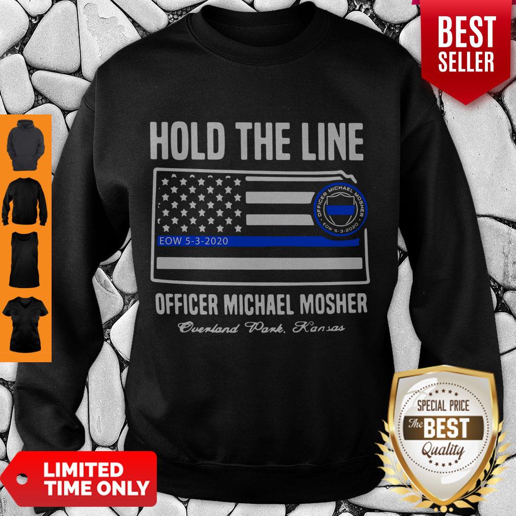 Premium Hold The Line Officer Michael Mosher Shirt