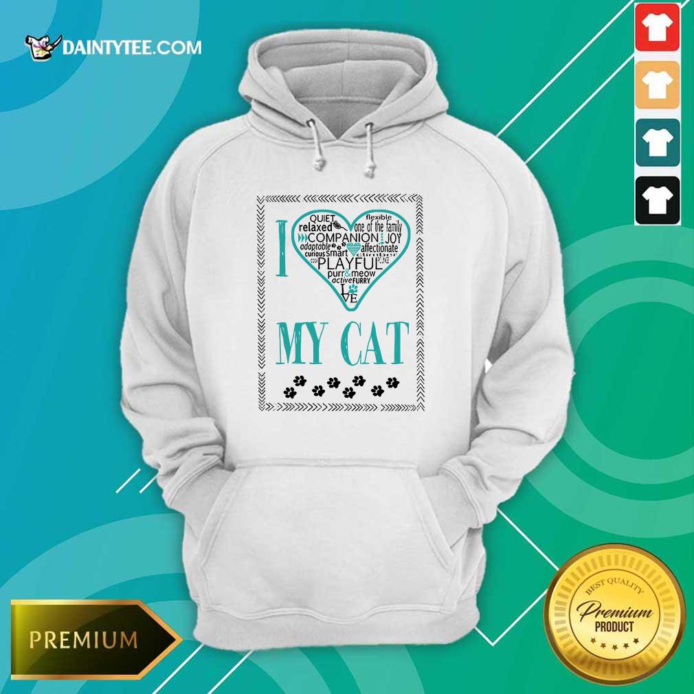 Premium I Love My Cat Shirt