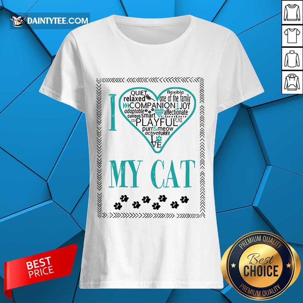 Premium I Love My Cat Shirt