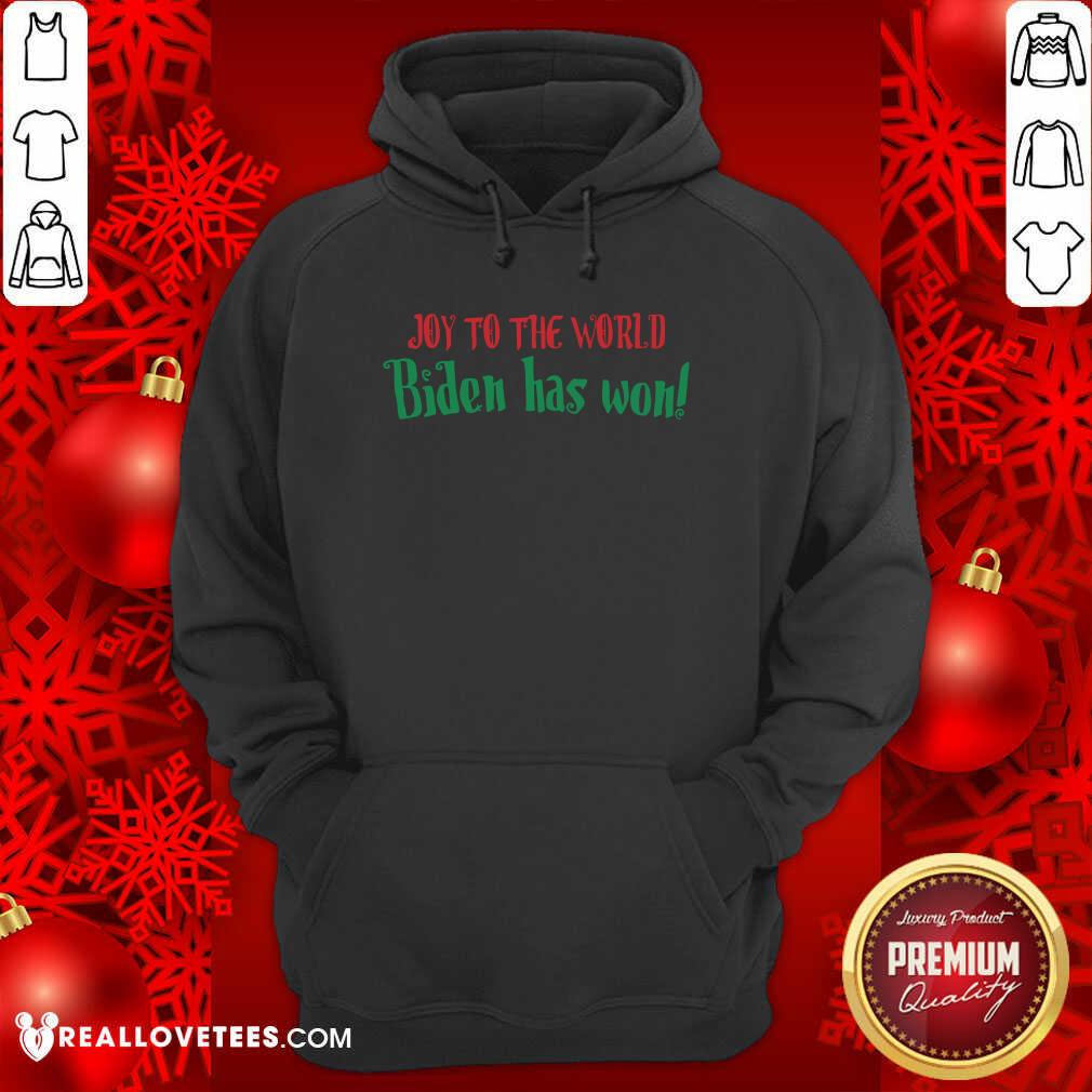 Premium Joy To The World Biden Has Won Christmas Shirt