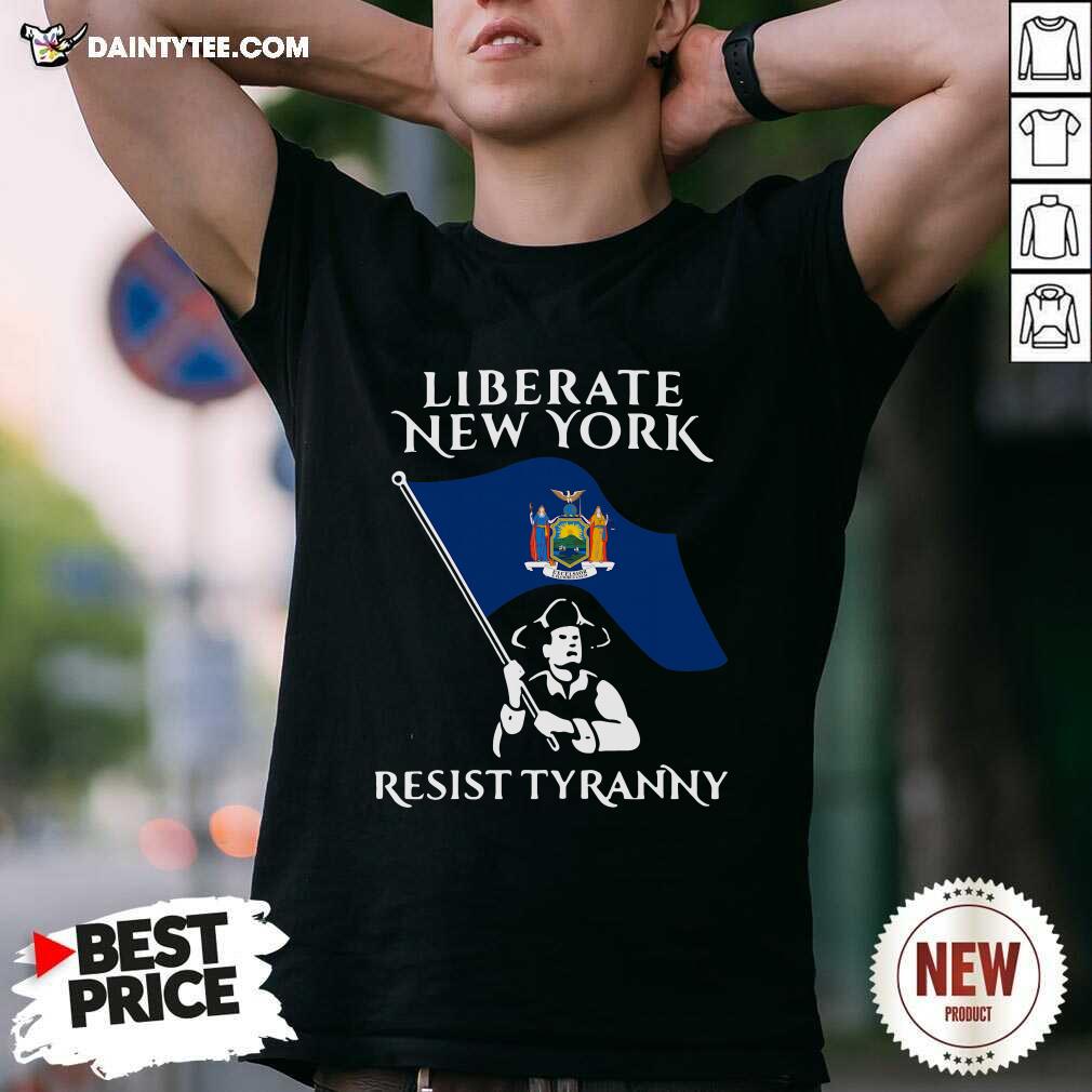 Premium Liberate New York Resist Tyranny T-Shirt