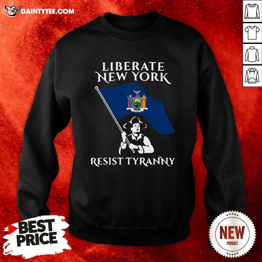 Premium Liberate New York Resist Tyranny T-Shirt