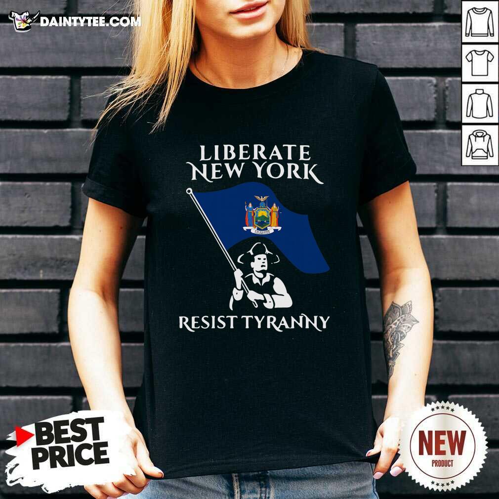 Premium Liberate New York Resist Tyranny T-Shirt