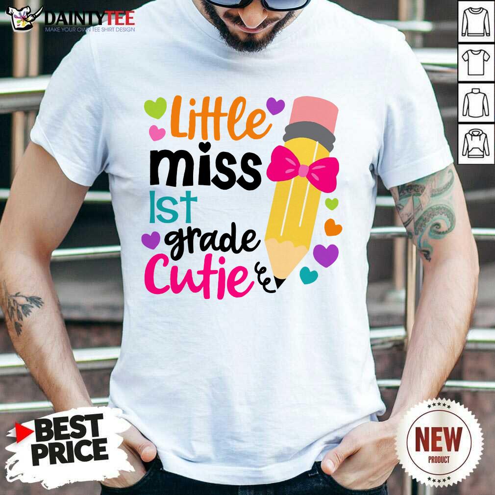 Premium Little Miss 1st Grade Cutie Shirt