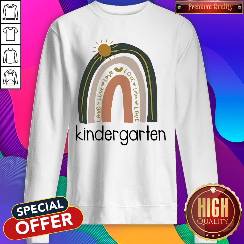 Premium Love Kindergarten Teacher Neutral Rainbow Shirt