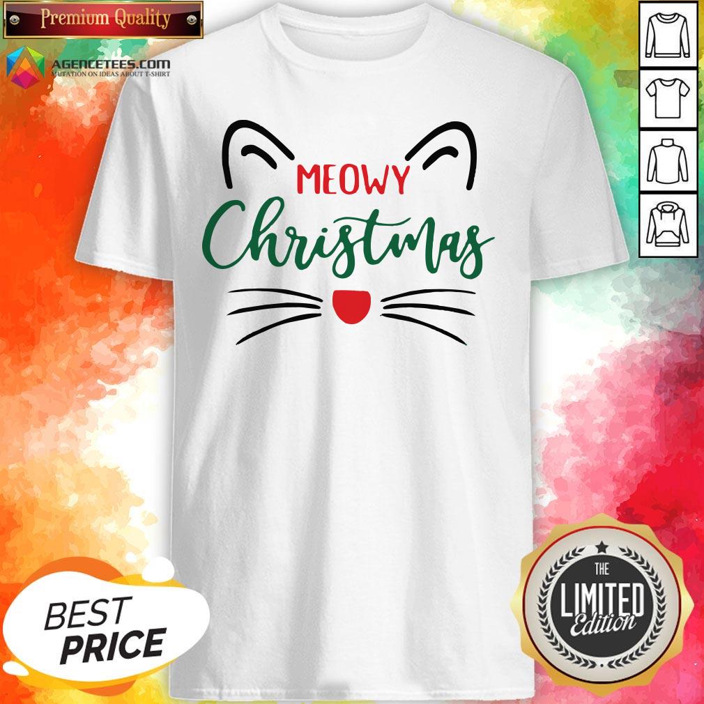Premium Meowy Christmas Shirt