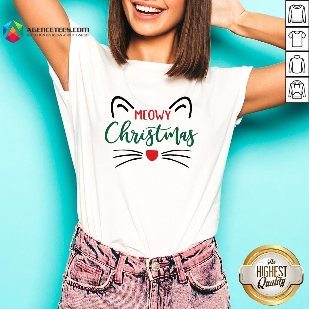 Premium Meowy Christmas Shirt
