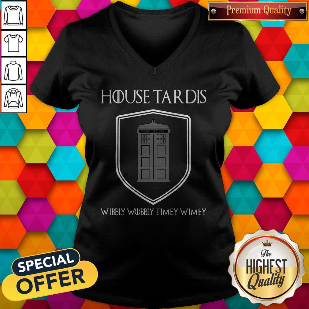 Premium Nice House Tardis Wibbly Wobbly Timey Wimey Got Shirt