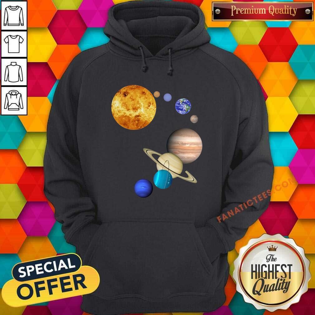 Premium Planets In Solar System Science Shirt