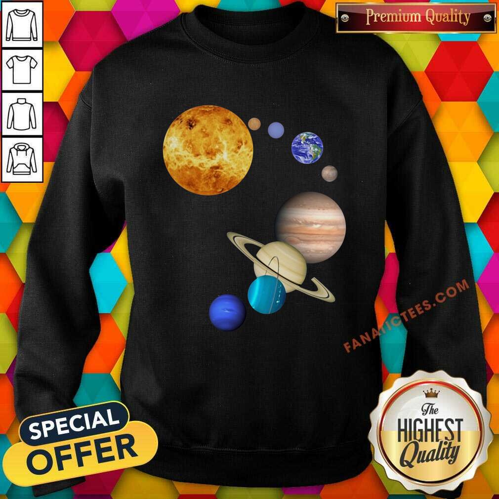 Premium Planets In Solar System Science Shirt