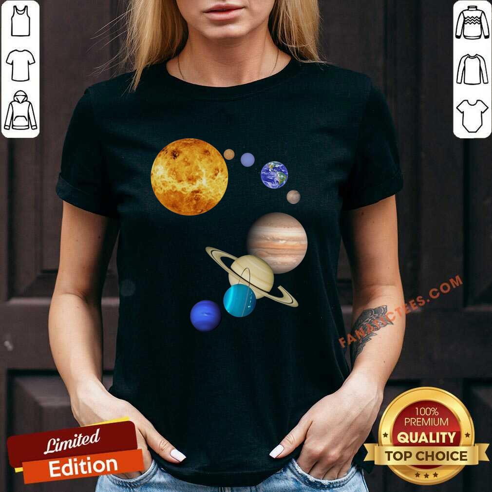Premium Planets In Solar System Science Shirt