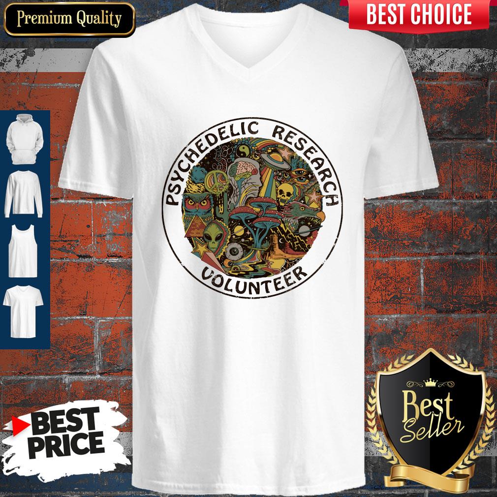 Premium Psychedelic Research Volunteer Shirt.
