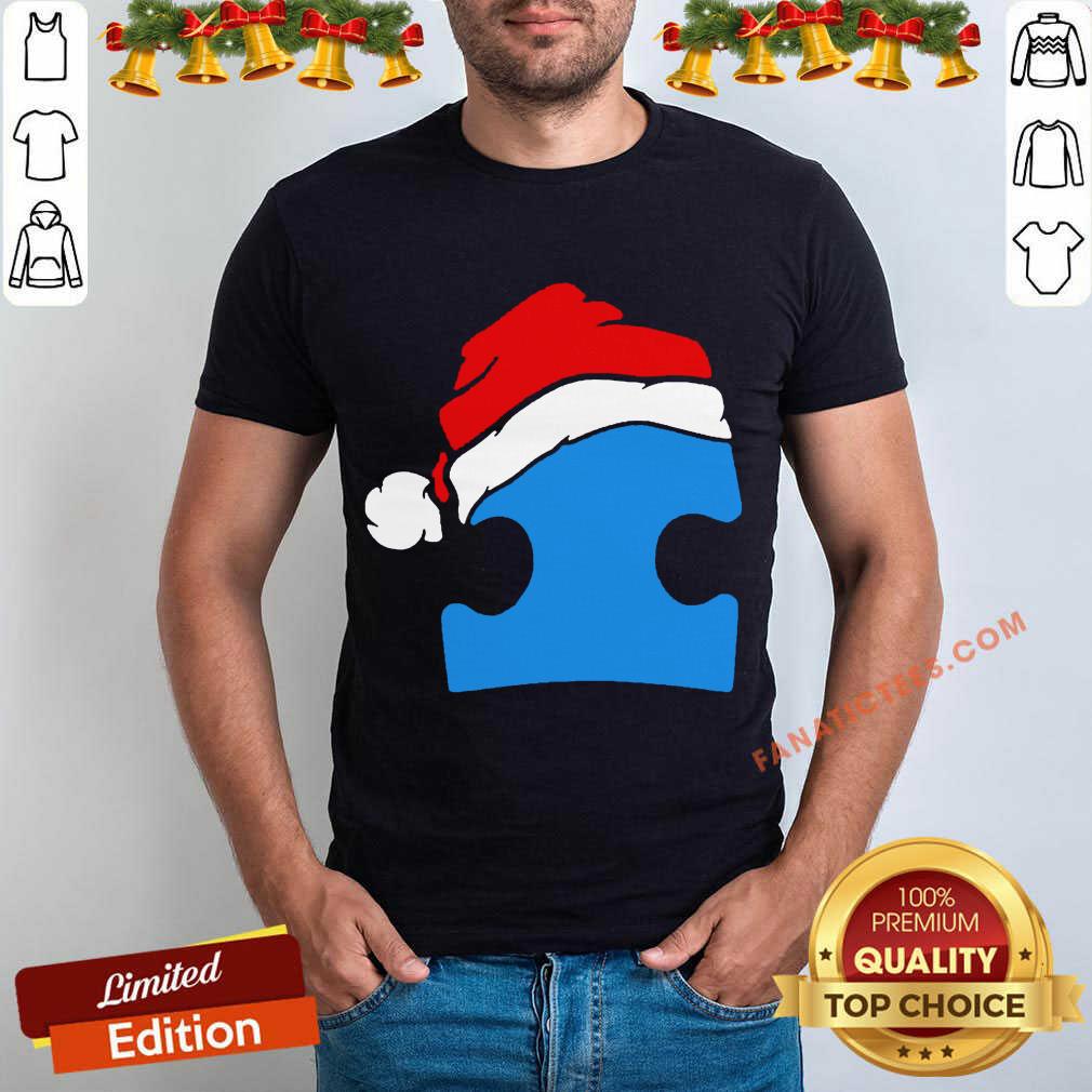 Premium Santa Autism Christmas Shirt