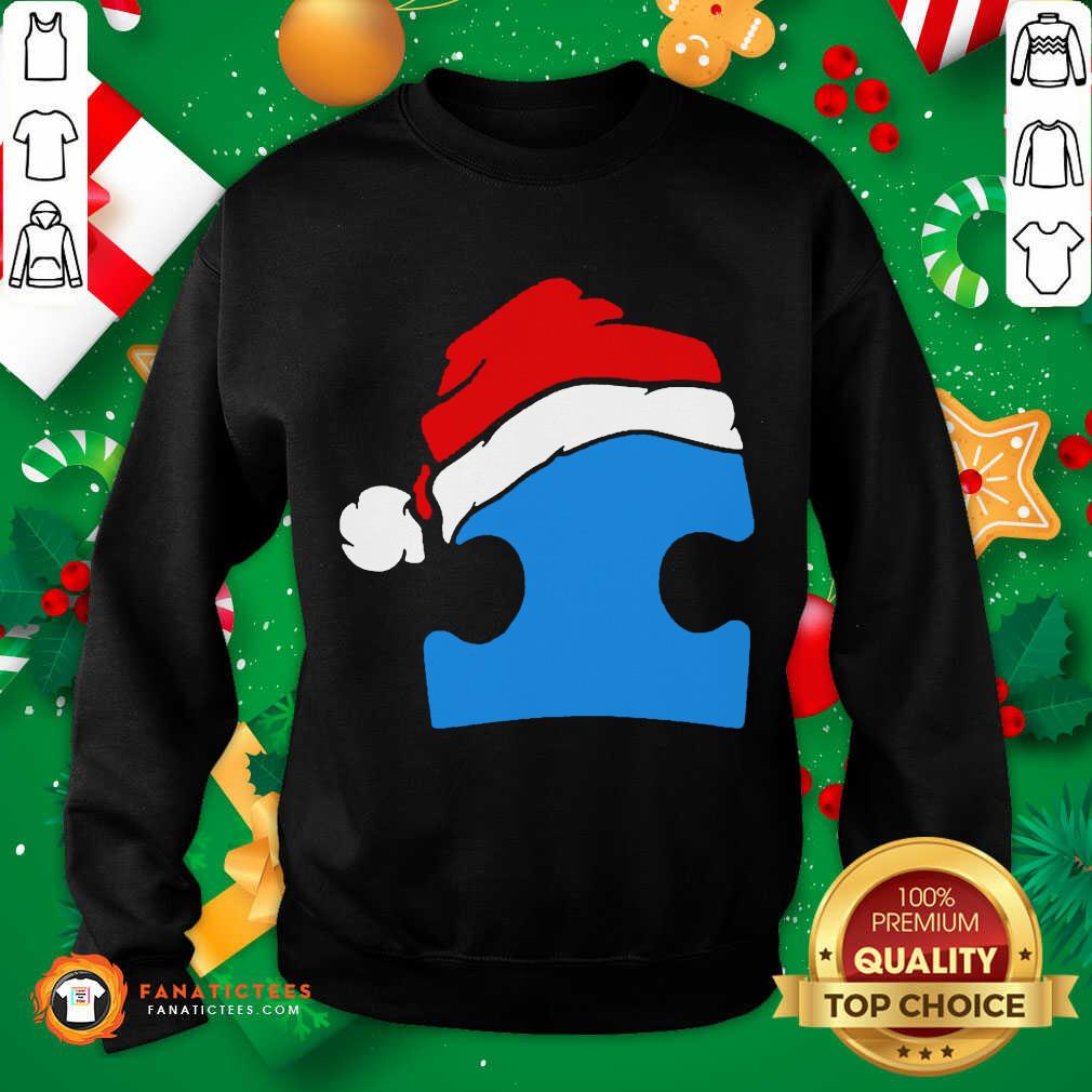 Premium Santa Autism Christmas Shirt