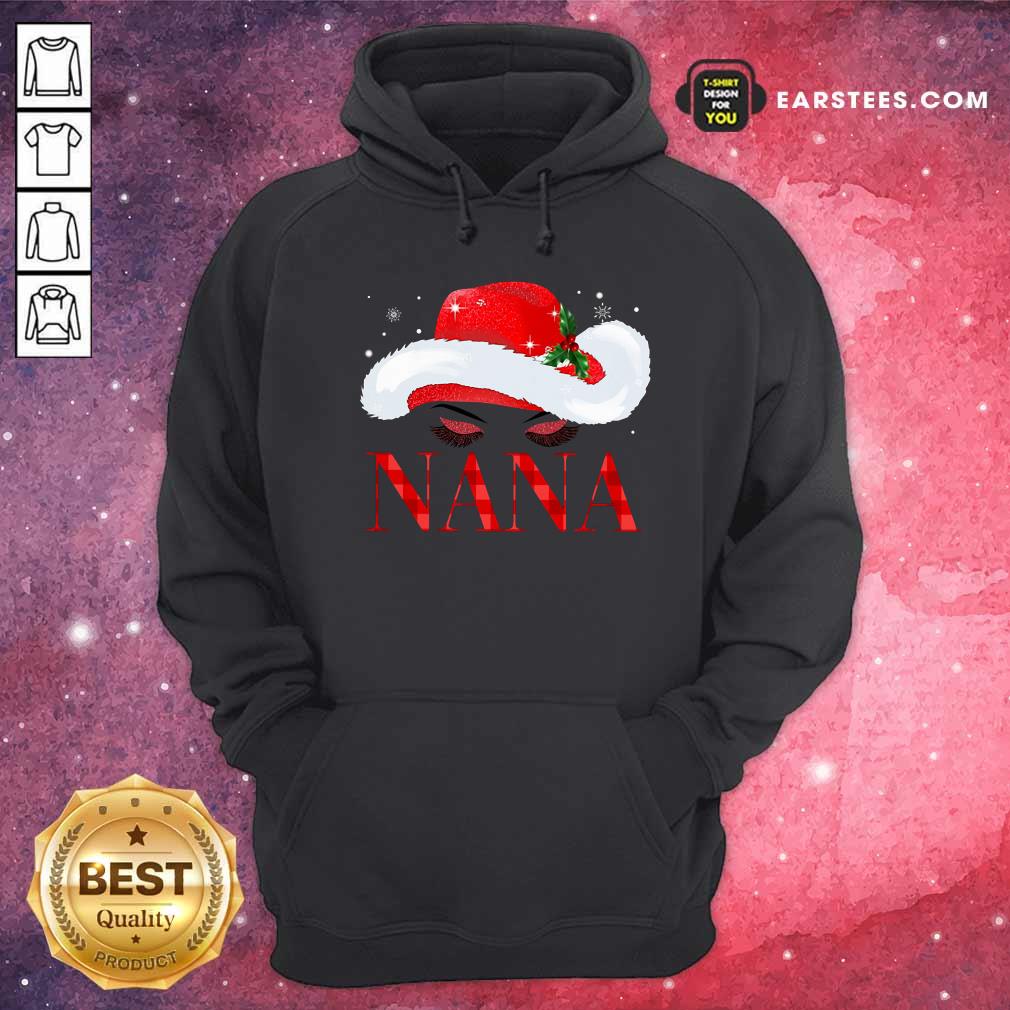 Premium Santa Hat Women Nana Shirt