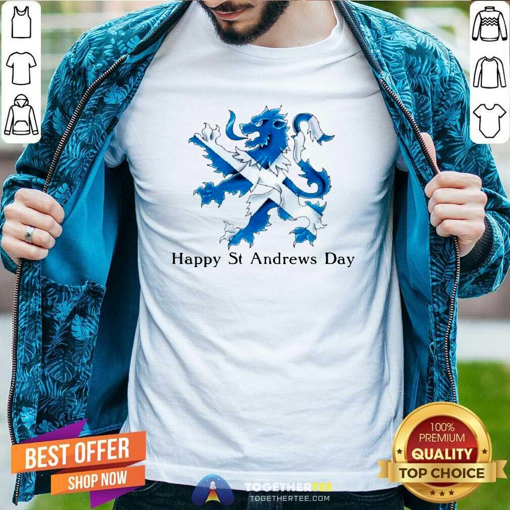 Premium St Andrew's Day Celebration Lion T-Shirt