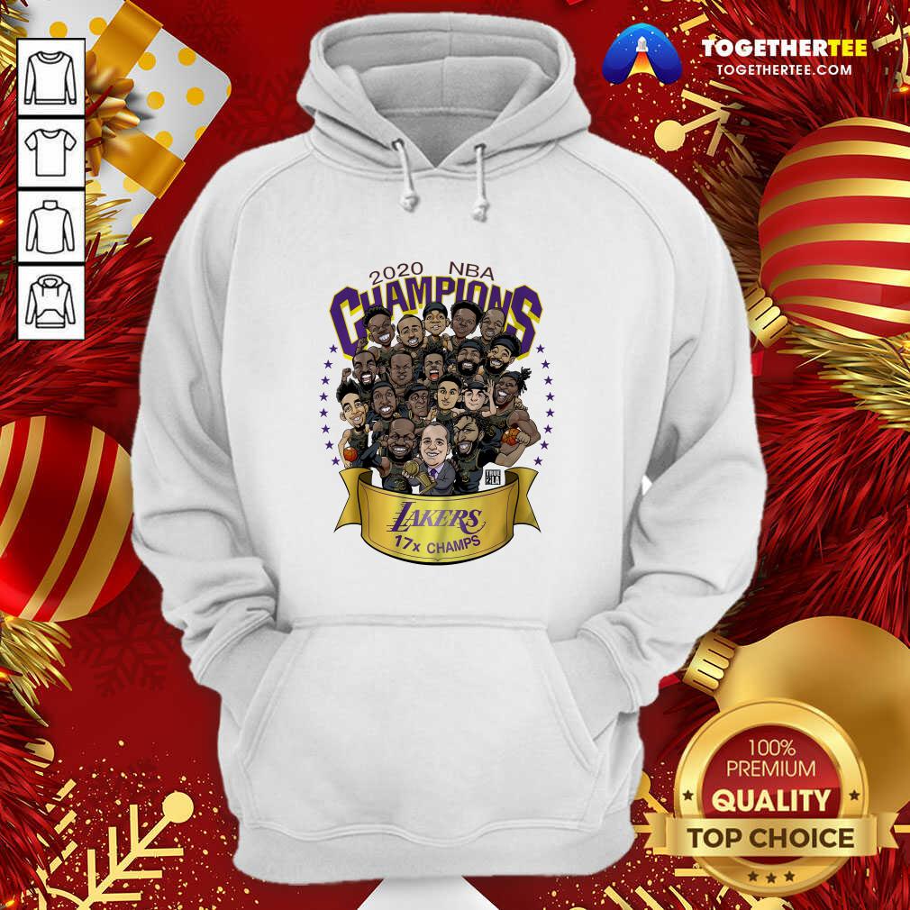 Pretty 2020 Nba Champions Los Angeles Lakers 17 Champs Cartoon Shirt
