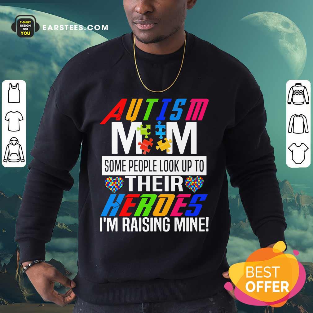 Pretty Autism Mom Some Heroes Shirt