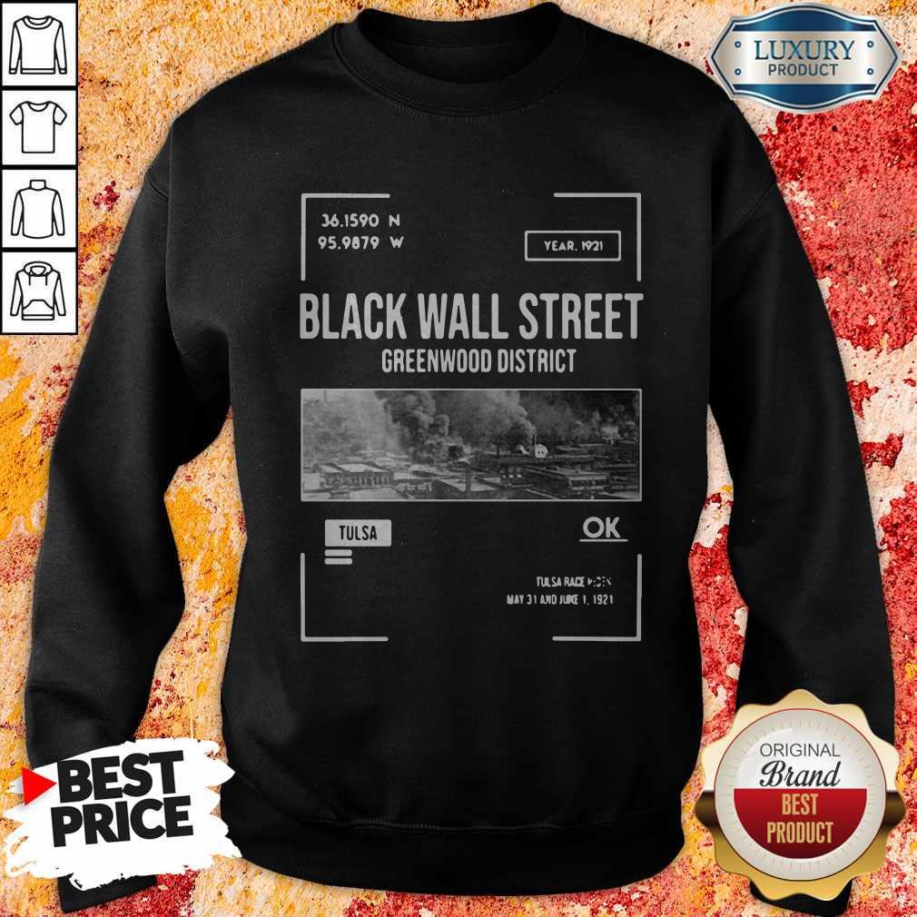 Pretty Black Wall Street Greenwood Tulsa Oklahoma Shirt