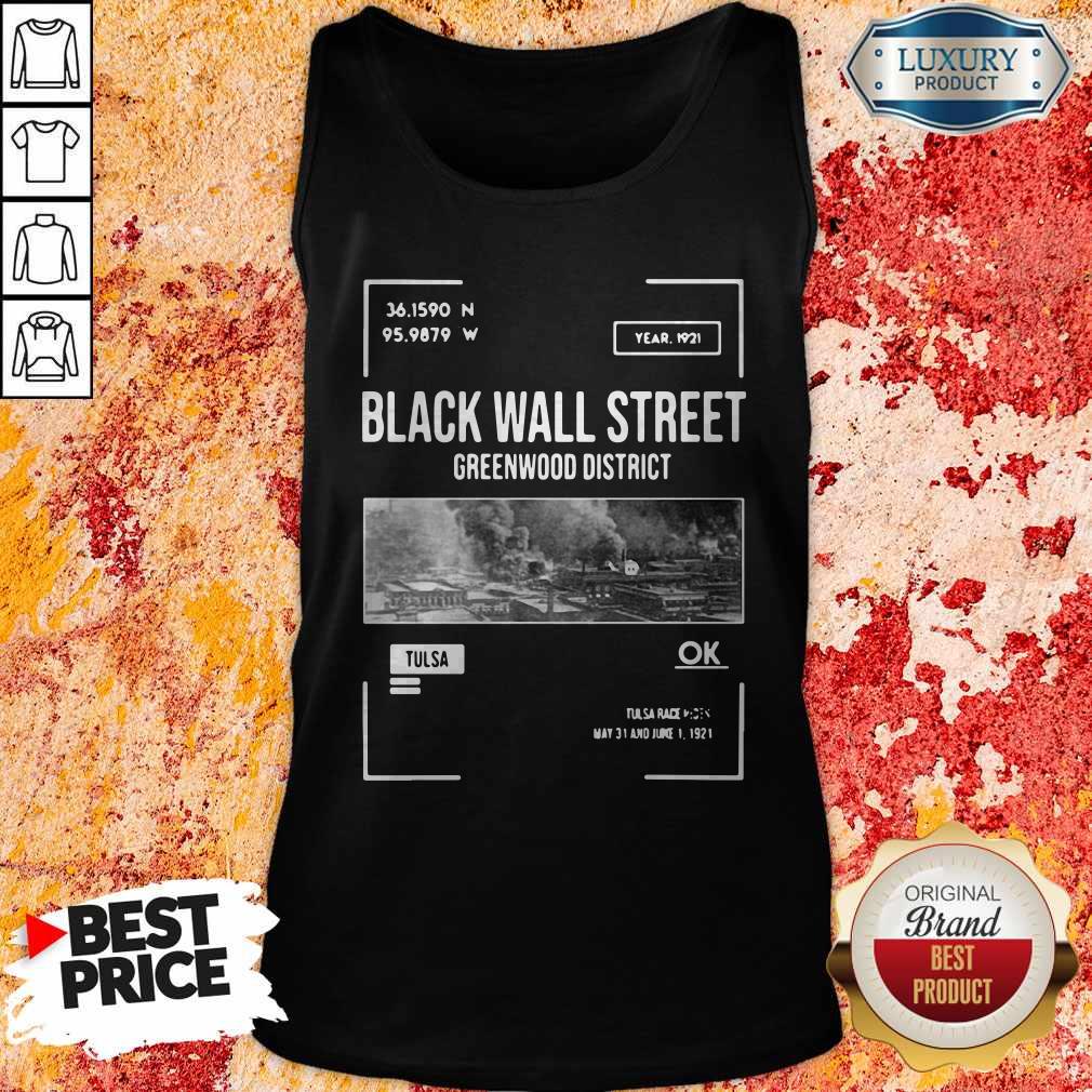 Pretty Black Wall Street Greenwood Tulsa Oklahoma Shirt