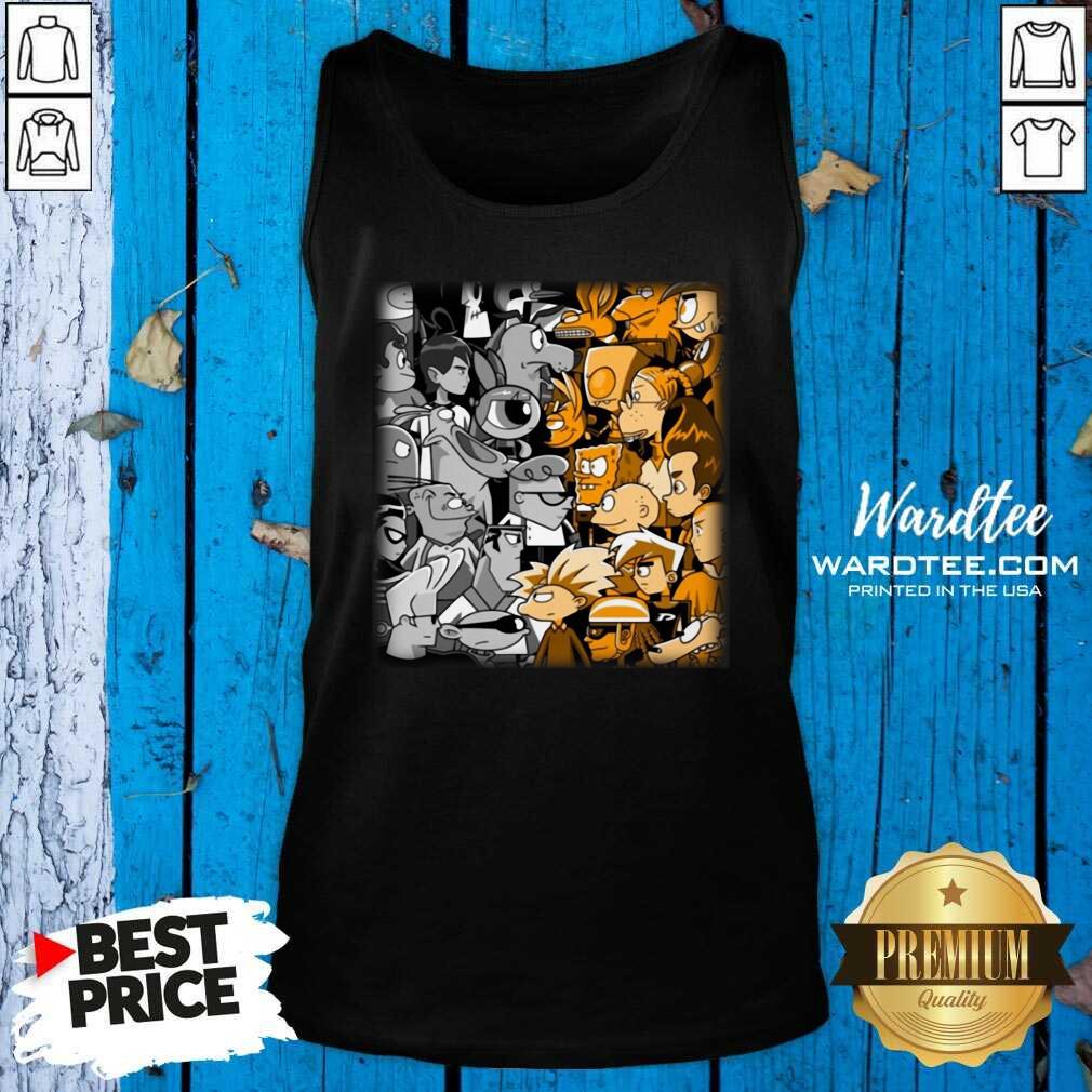 Pretty Cartoon Network Vs Nickelodeon Shirt