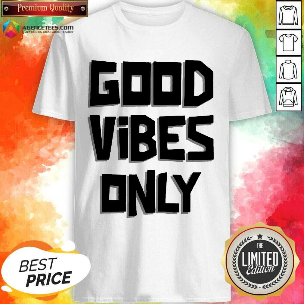 Pretty Coconut Tree Good Vibes Only Shirt