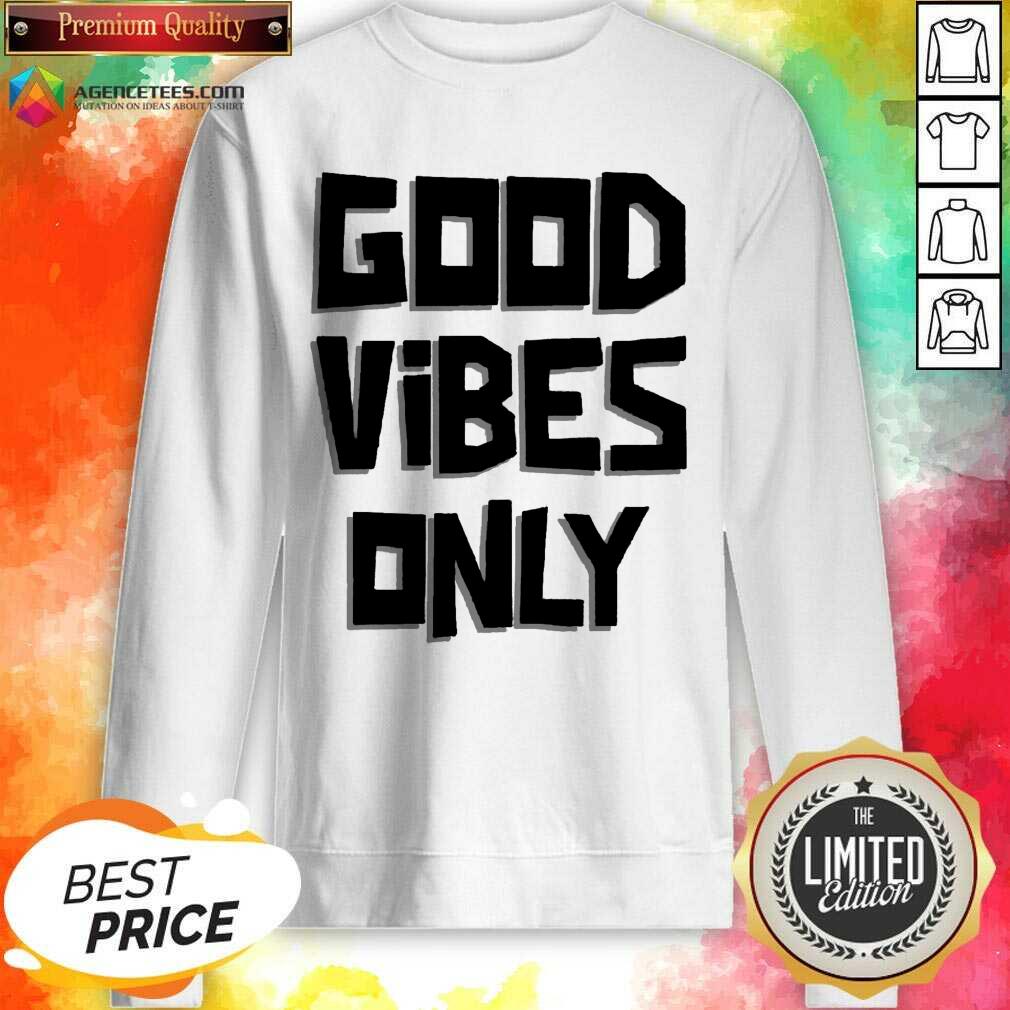 Pretty Coconut Tree Good Vibes Only Shirt
