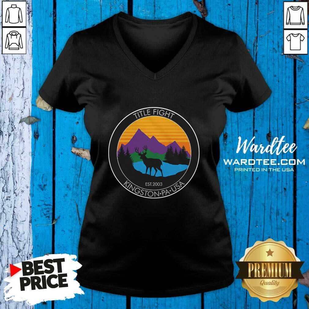 Pretty Cold Cuts Merch Title Fight Deer Shirt