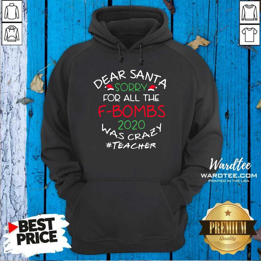Pretty Dear Santa Sorry For All The F-Bombs 2020 Was Crazy Shirt
