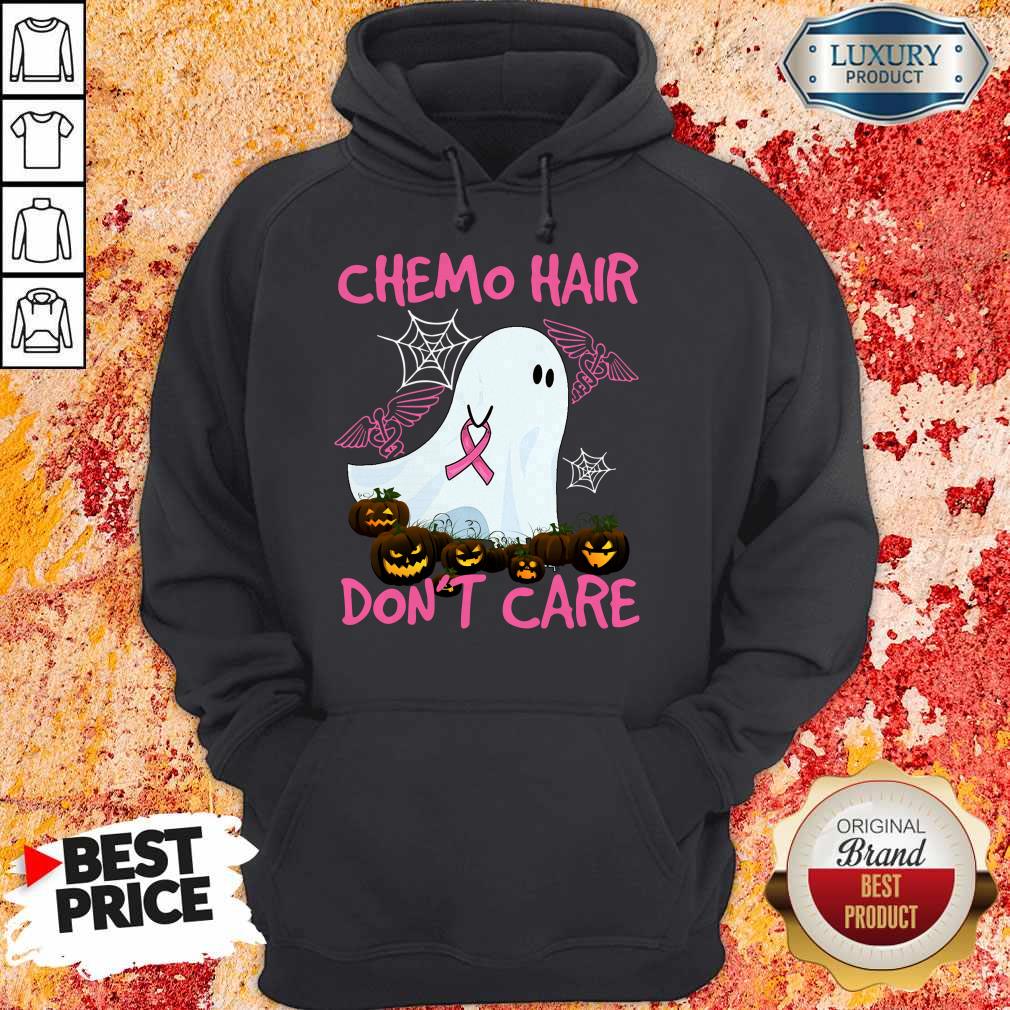 Pretty Ghost Chemo Hair Don’t Care Nurse Halloween Shirt