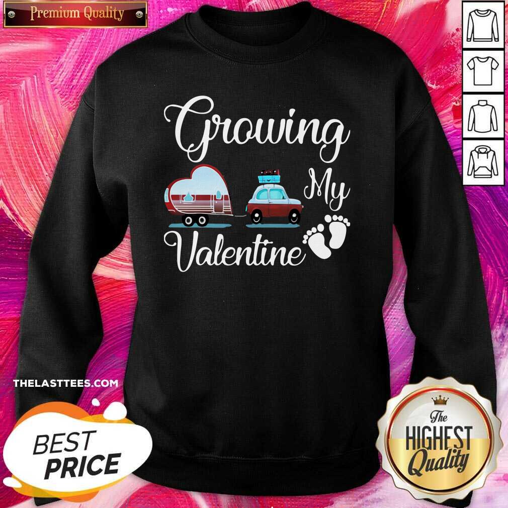 Pretty Growing My Valentine Ambulance Heart Foot Shirt
