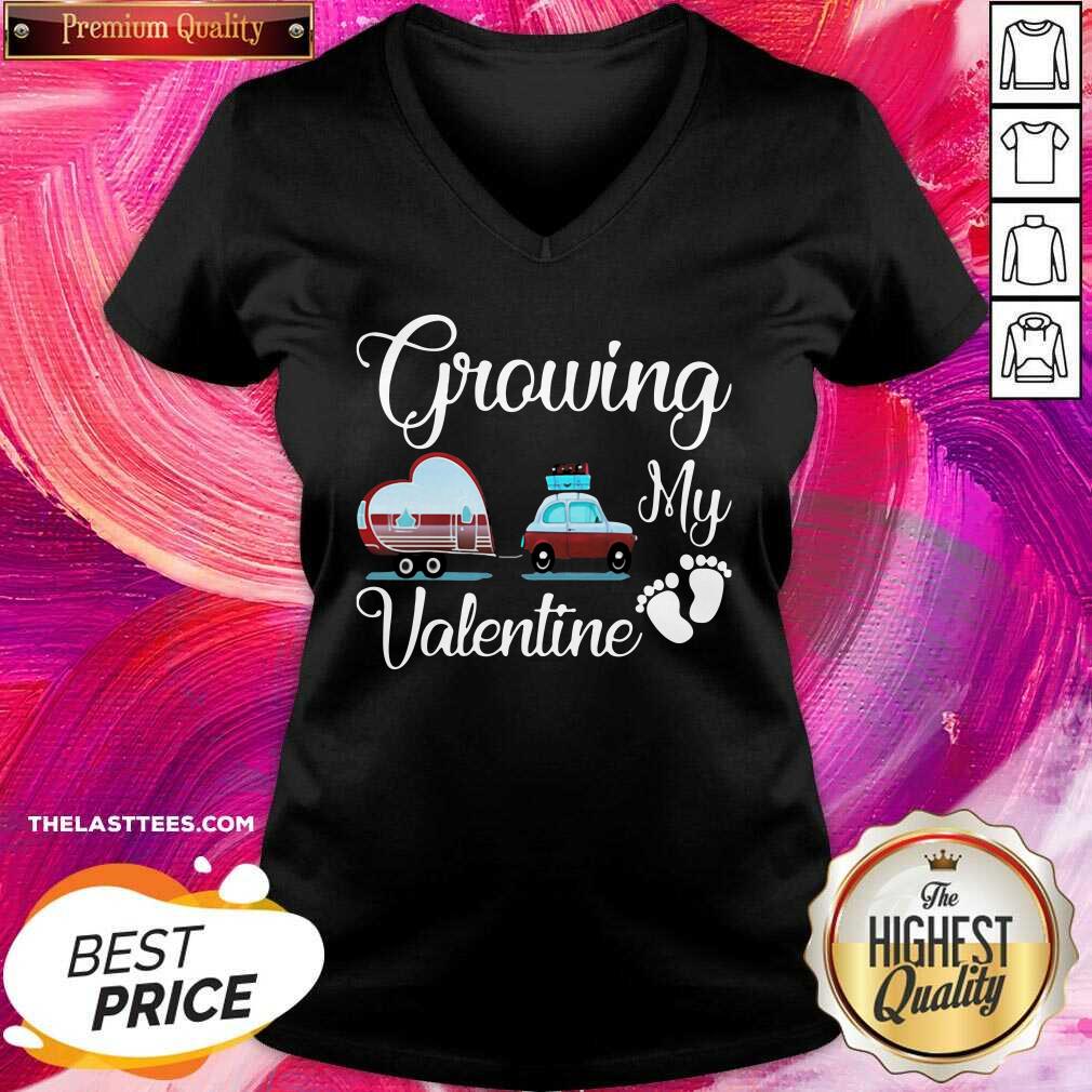 Pretty Growing My Valentine Ambulance Heart Foot Shirt