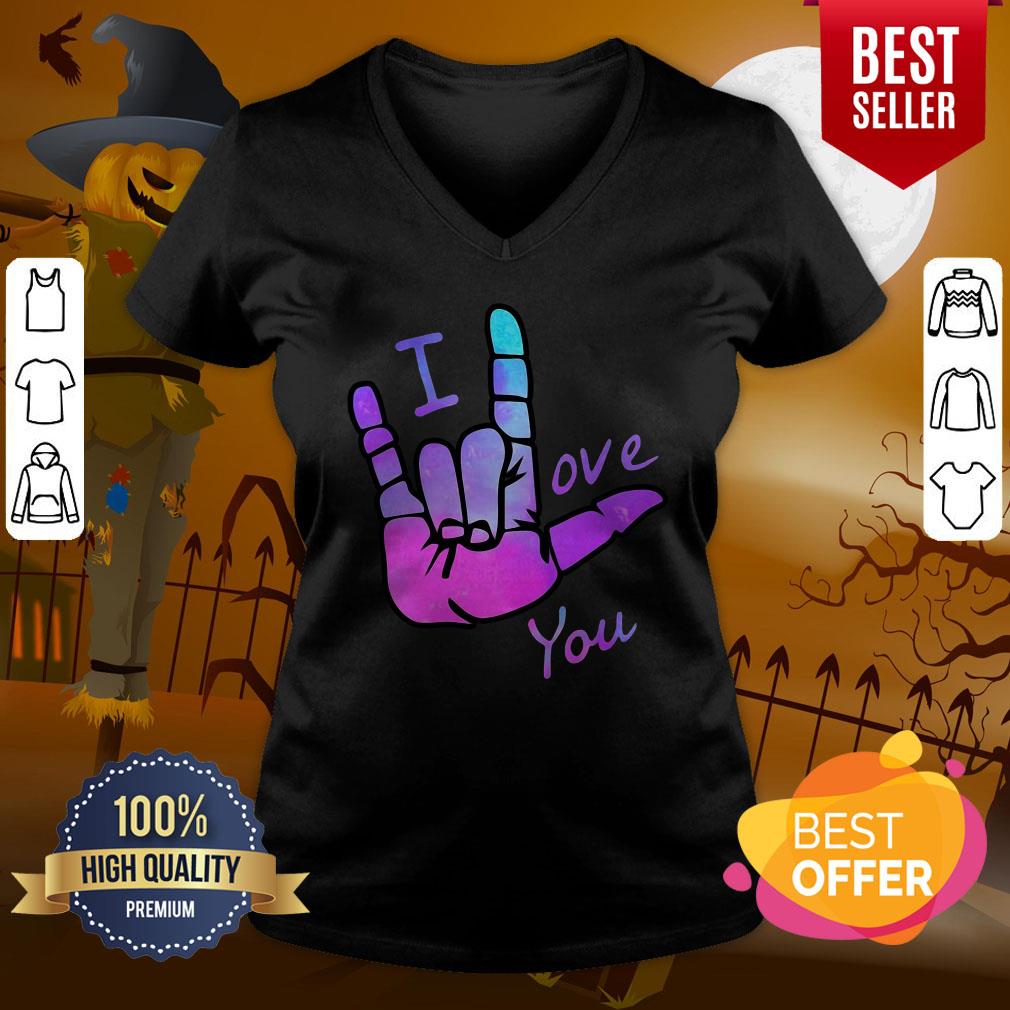 Pretty I Love You Sign Language Shirt