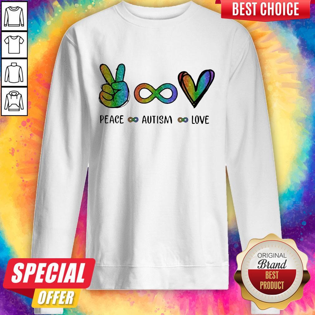 Pretty LGBT Peace Autism Love Diamond Shirt