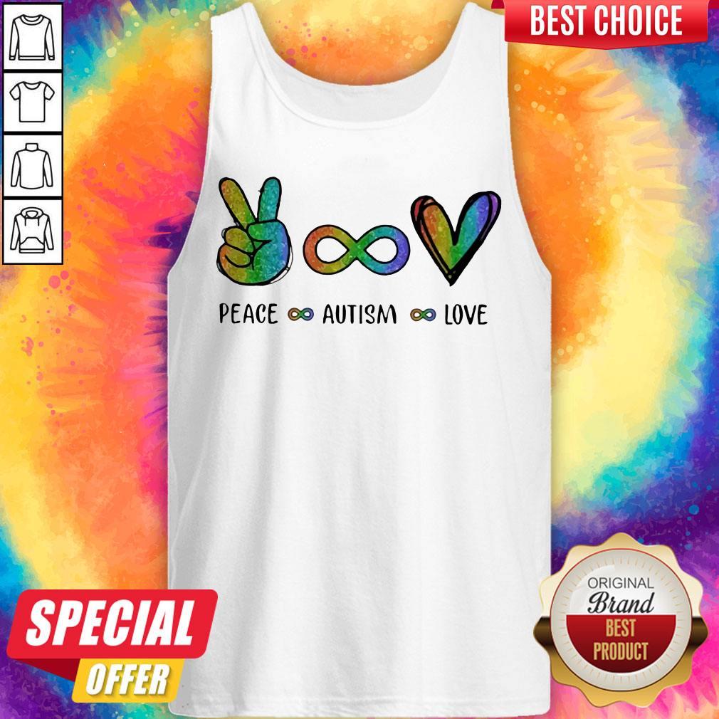 Pretty LGBT Peace Autism Love Diamond Shirt