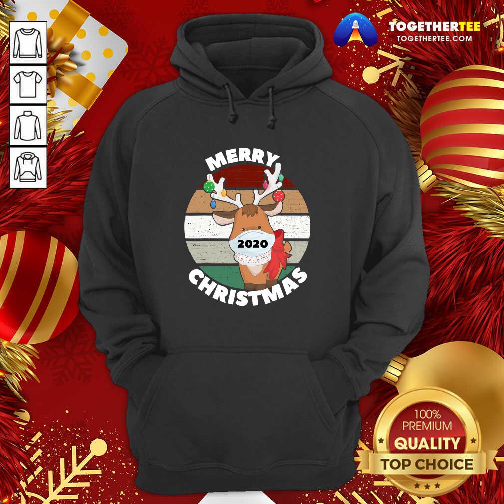 Pretty Merry Christmas 2020 Reindeer Wear Mask Vintage Shirt