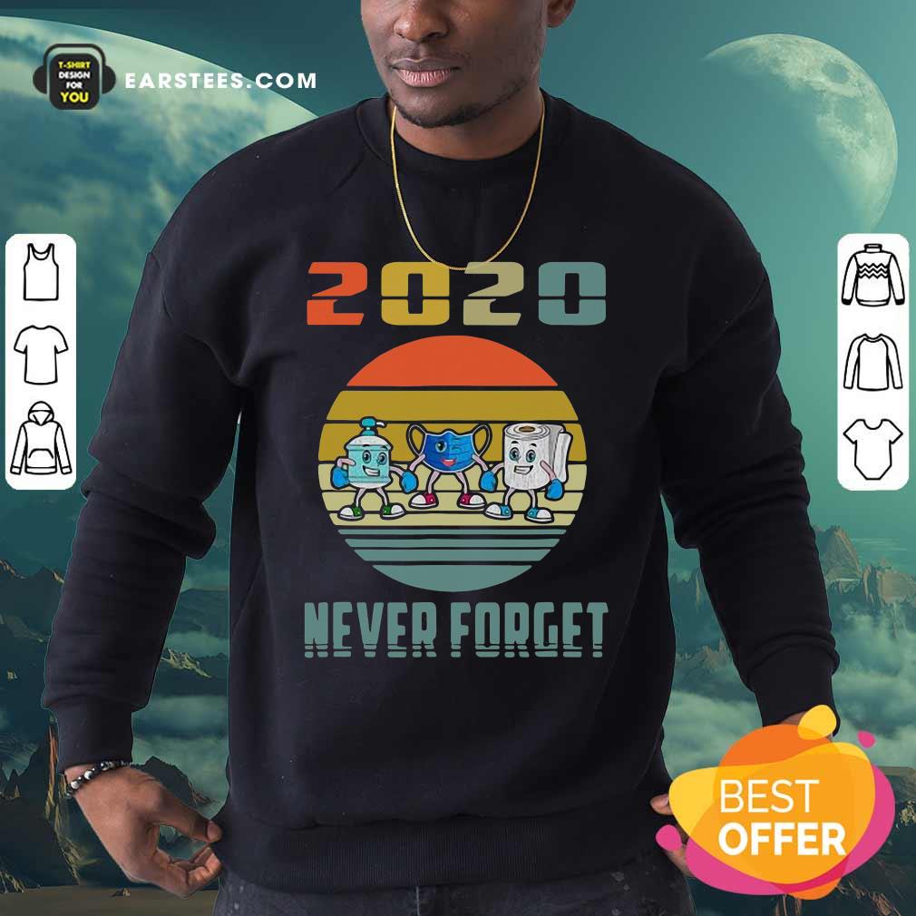 Pretty Never Forget 2020 Mask Toilet Paper Vintage T-Shirt
