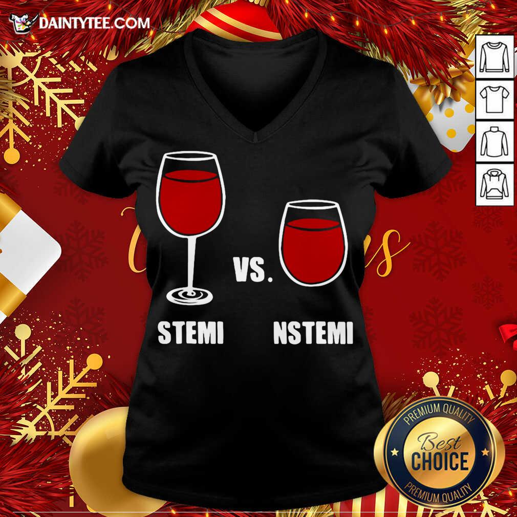 Pretty Nurse Anesthesia Humor Stemi Vs. Nstemi Shirt