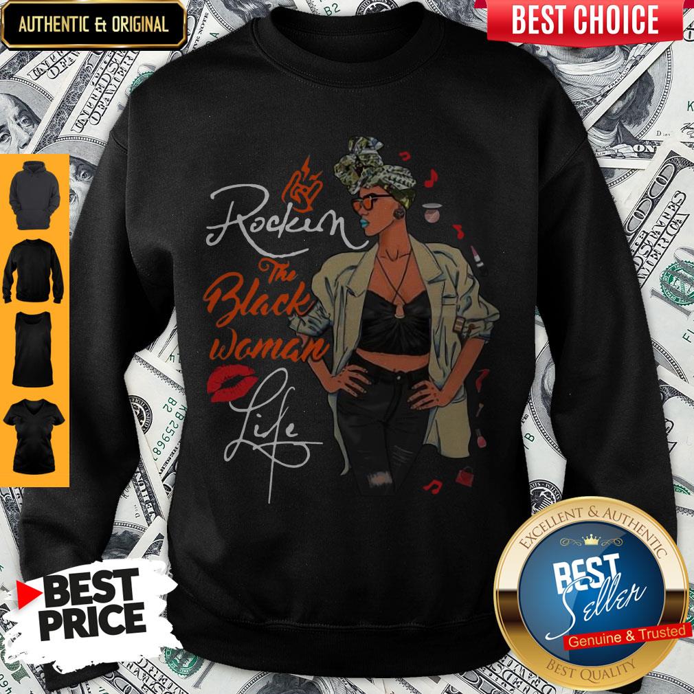 Pretty Rockin The Pisces Woman Life Black Woman Version Shirt