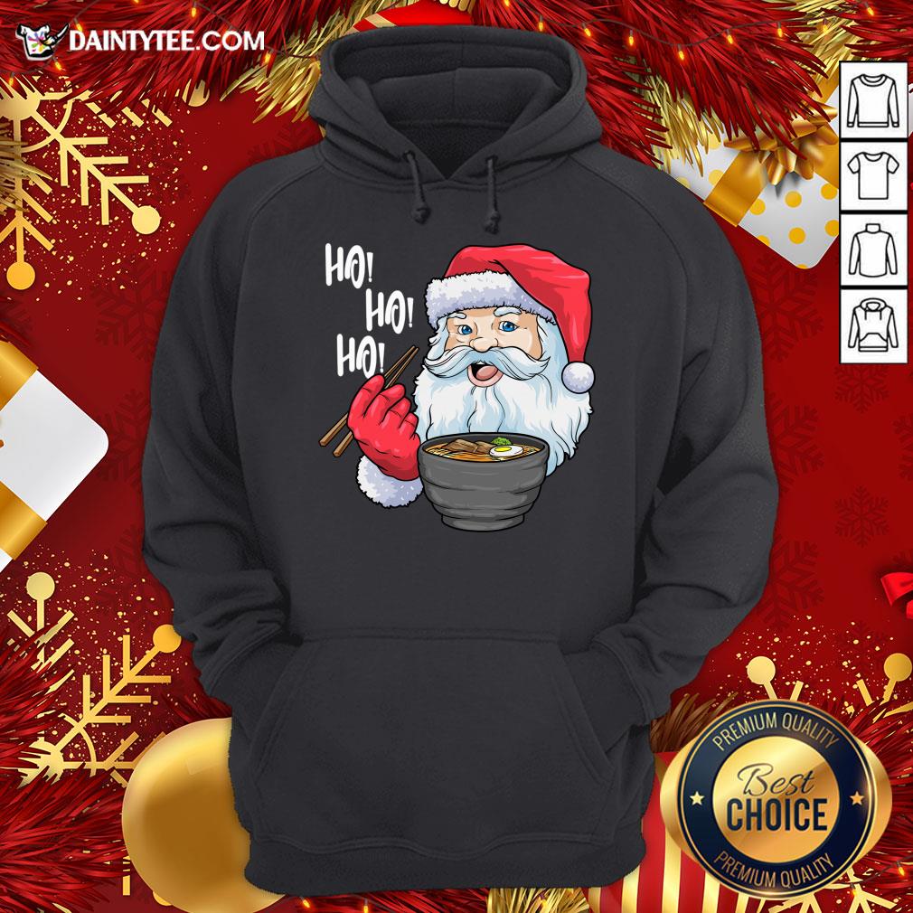 Pretty Santa Ramen Noodles Shirt Christmas Japanese Noodles Shirt