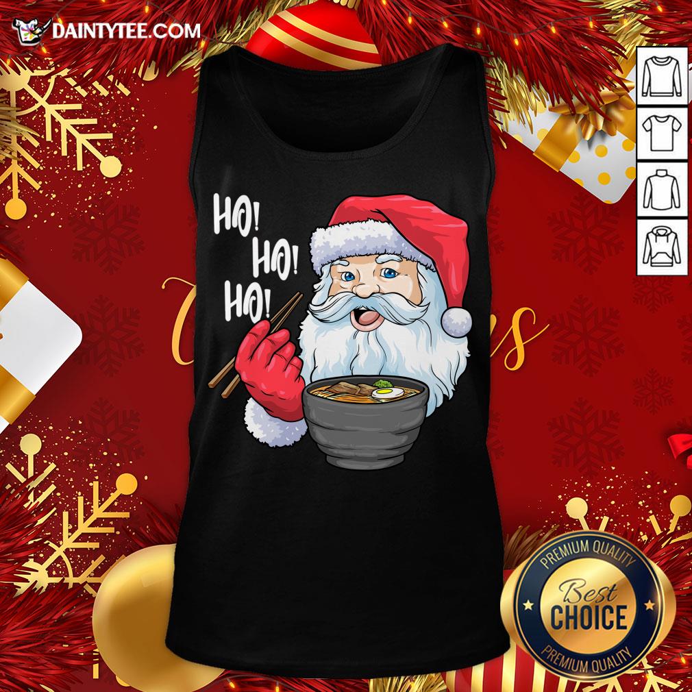 Pretty Santa Ramen Noodles Shirt Christmas Japanese Noodles Shirt