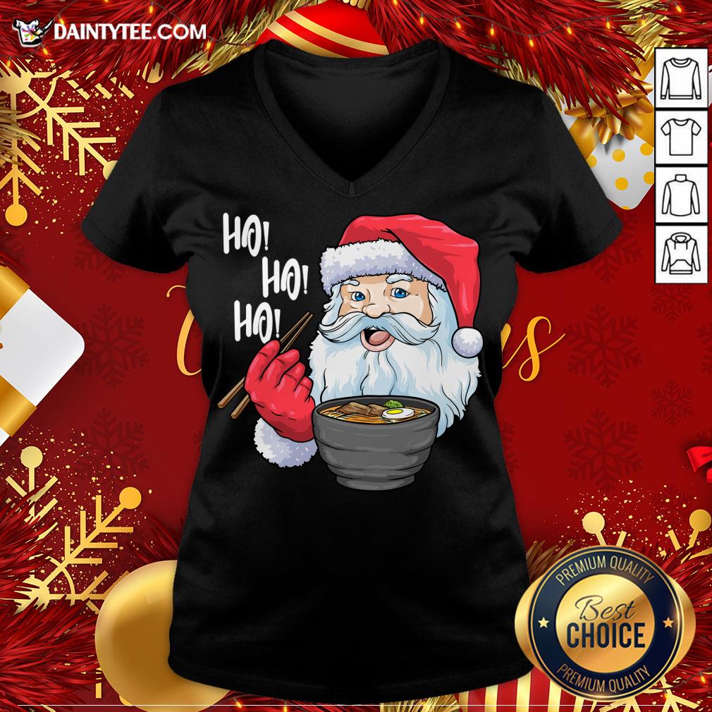 Pretty Santa Ramen Noodles Shirt Christmas Japanese Noodles Shirt