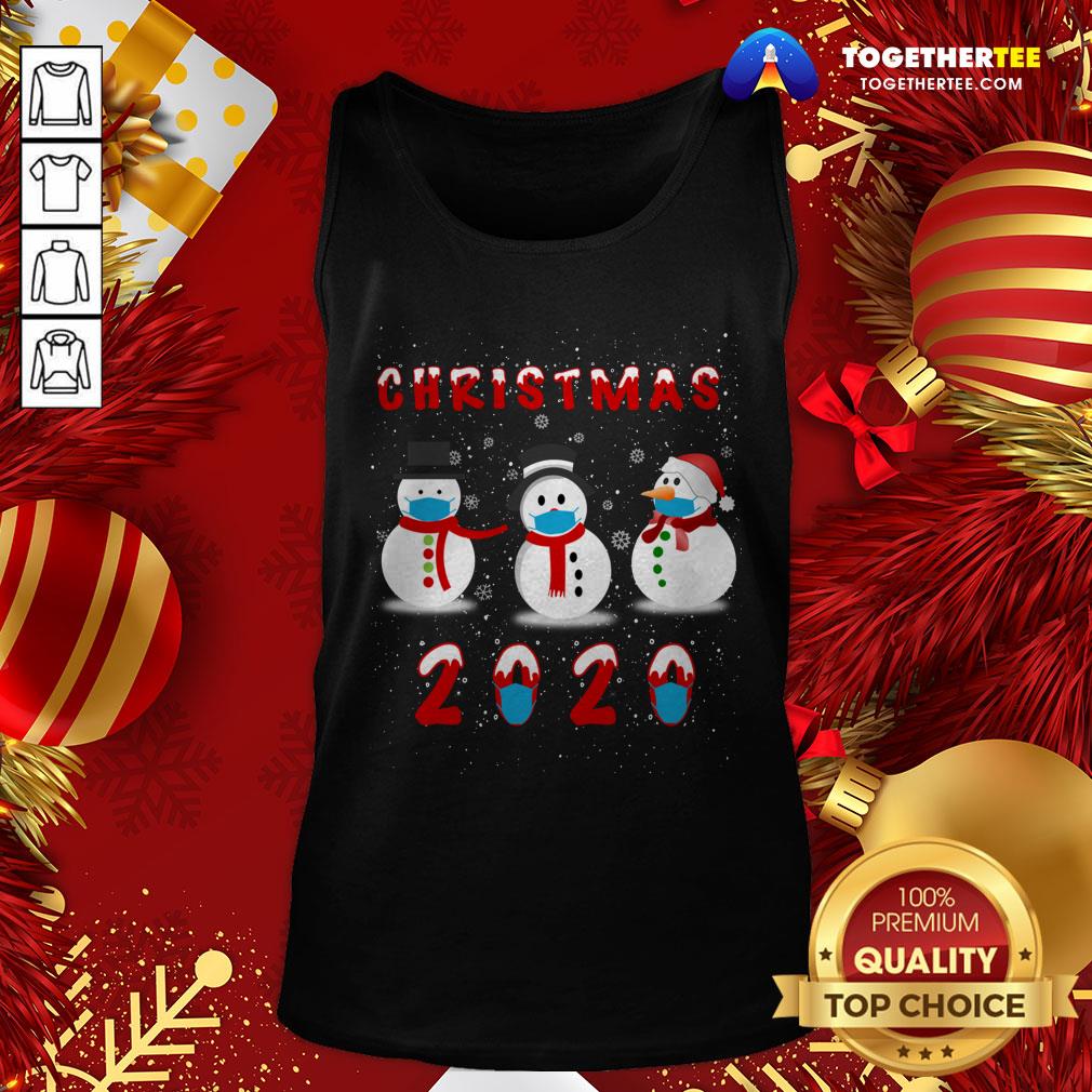 Pretty Snowman Face Make Christmas 2020 Shirt
